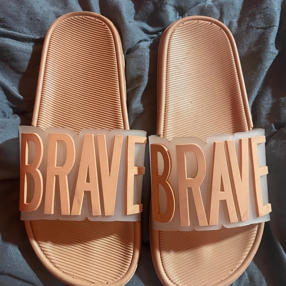 Rave Orange Slide Sandals Modern Comfort